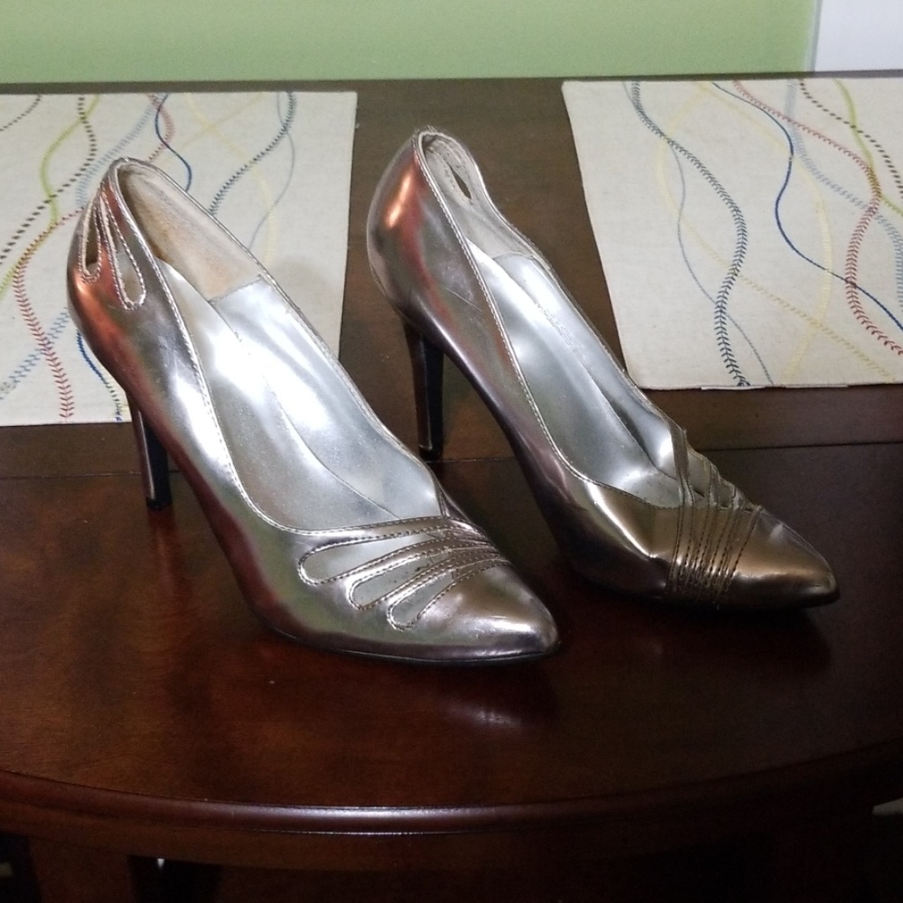 Silver heels